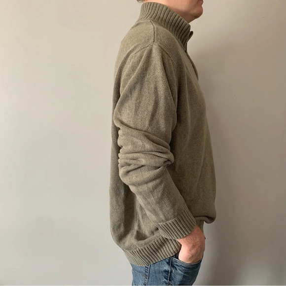 🌟HOST PICK🌟 Eddie Bauer Mens Quarter-Zip Knit Sweater  Size TXL - Picture 4 of 9